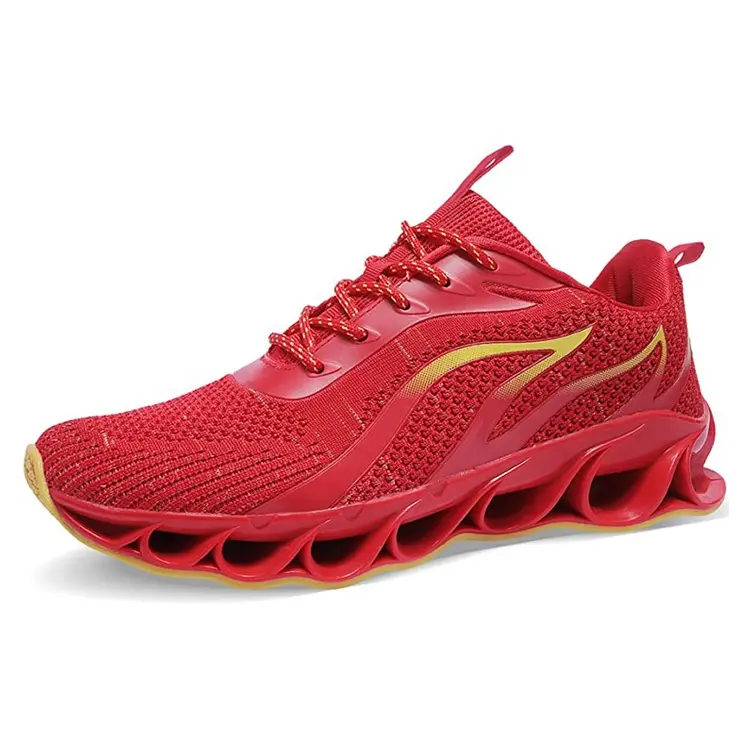China Hot Selling Men Fashion Outdoor Running Sneakers Casual Lightweight Rubber Sole Sport Running Shoes For Men Featured Image