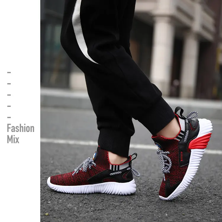 China Supplier Custom New Fashion Outdoor Kid Boy Girl Sneaker Children's Running Sports Shoes