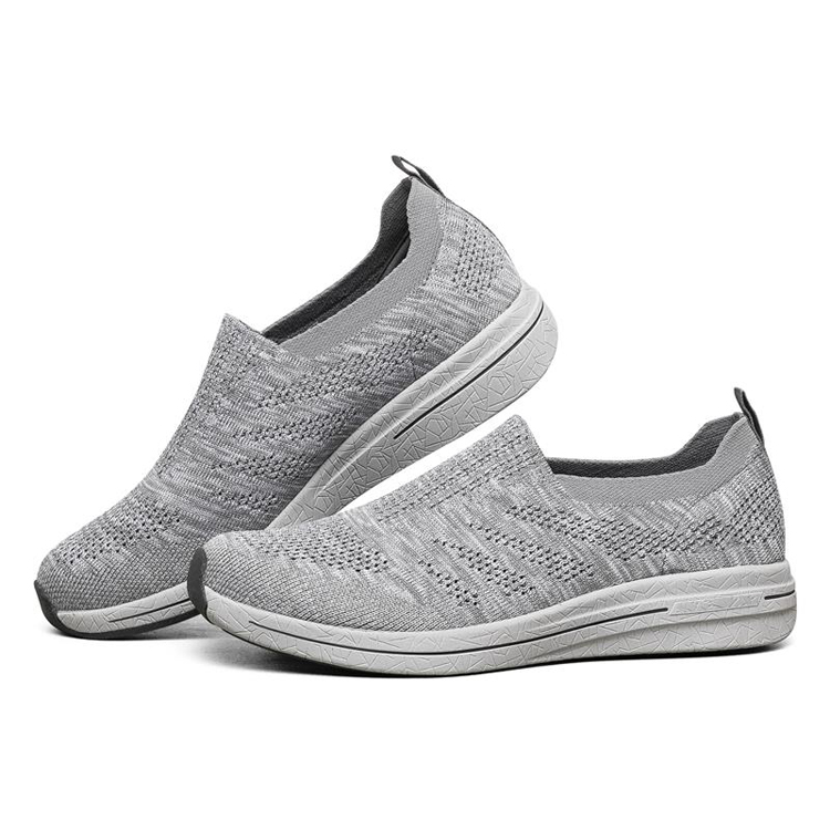 Manufacturer Popular High Quality OEM Lightweight Breathable Knit Sneaker  Men Shoes Casual