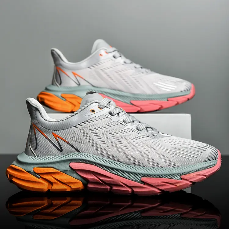 New Style Fashion Male Top Level Top Grade OEM ODM Service Low Cut Walking Basketball Style Running Casual Sport Shoes for Men